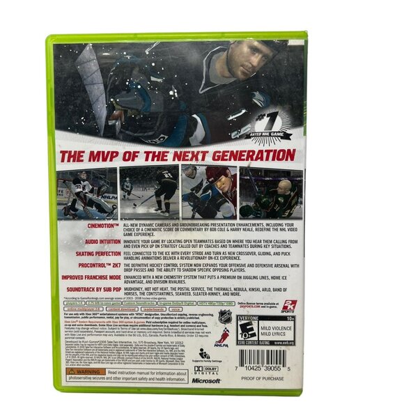 NHL ESPN 2K7 EA Sports 2010 2011 2014 Microsoft XBox 360 Game Lot Hockey Tested - Picture 3 of 13